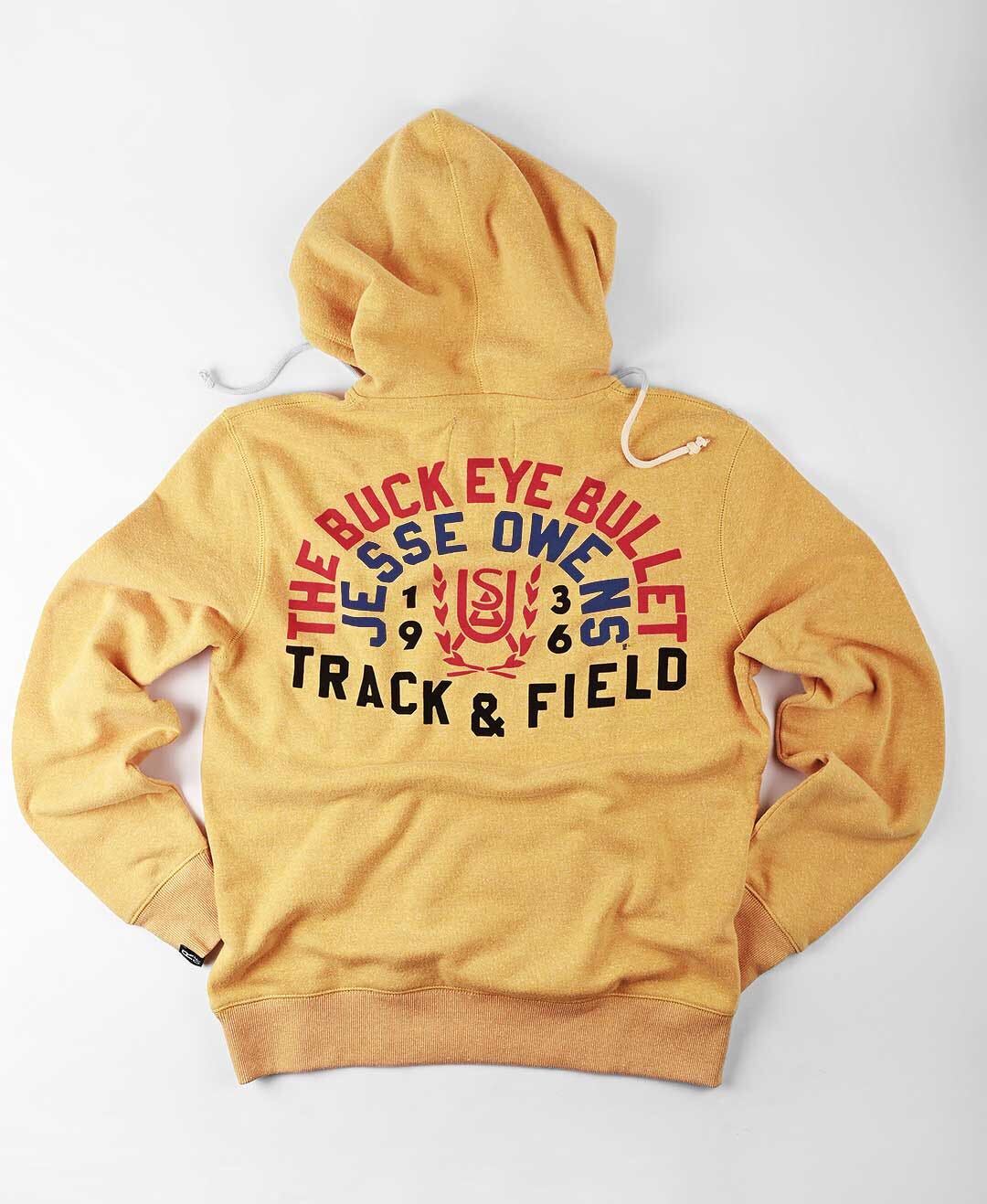 Jesse Owens 733 Yellow PO Hoody - Roots of Fight