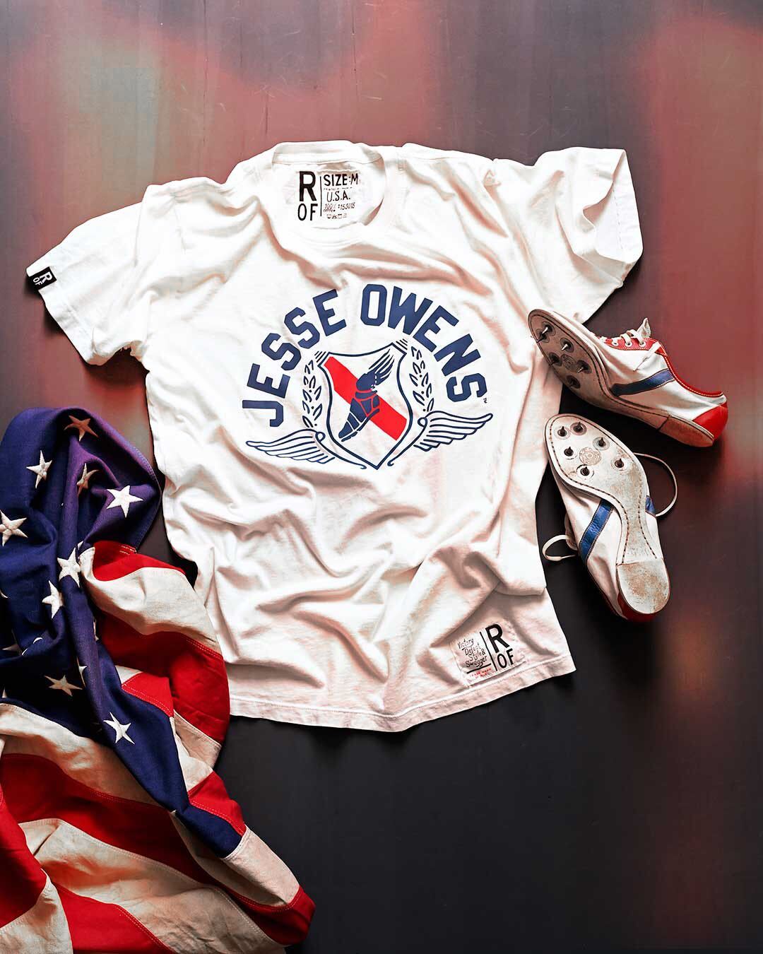 Jesse Owens Legacy White Tee - Roots of Fight Canada