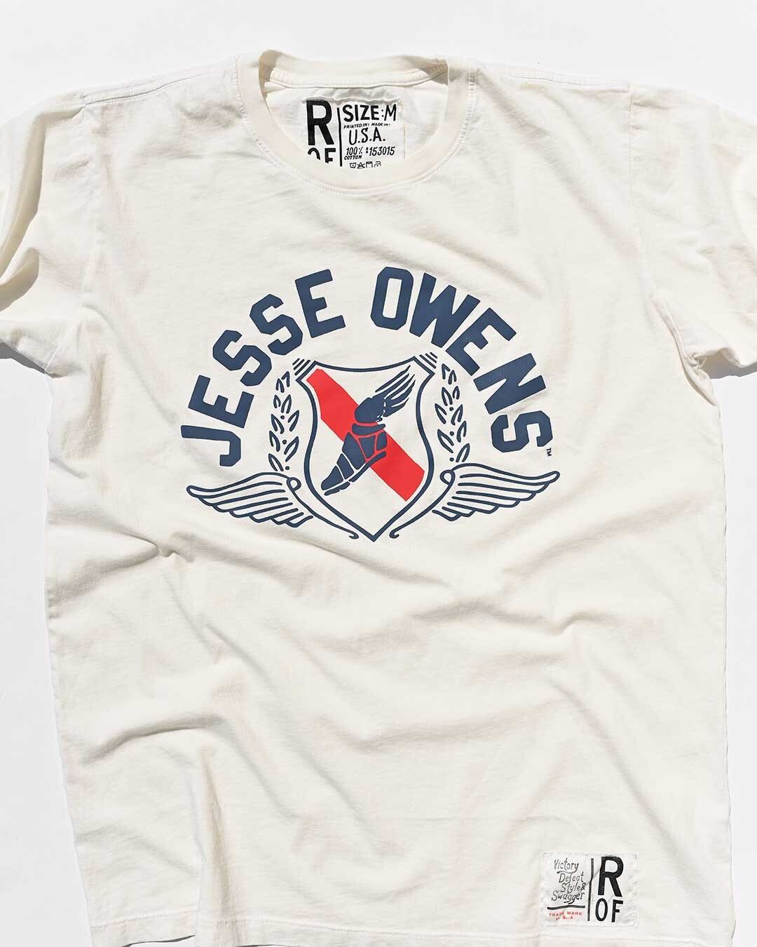 Jesse Owens Legacy White Tee - Roots of Fight Canada