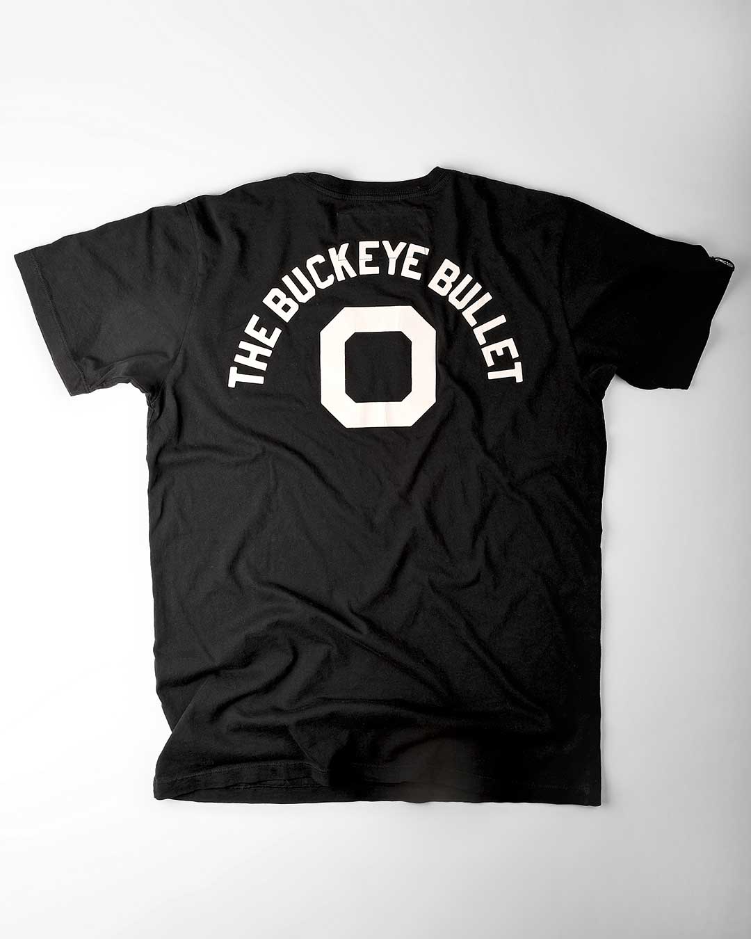 Jesse Owens The Buckeye Bullet Black Tee - Roots of Fight Canada