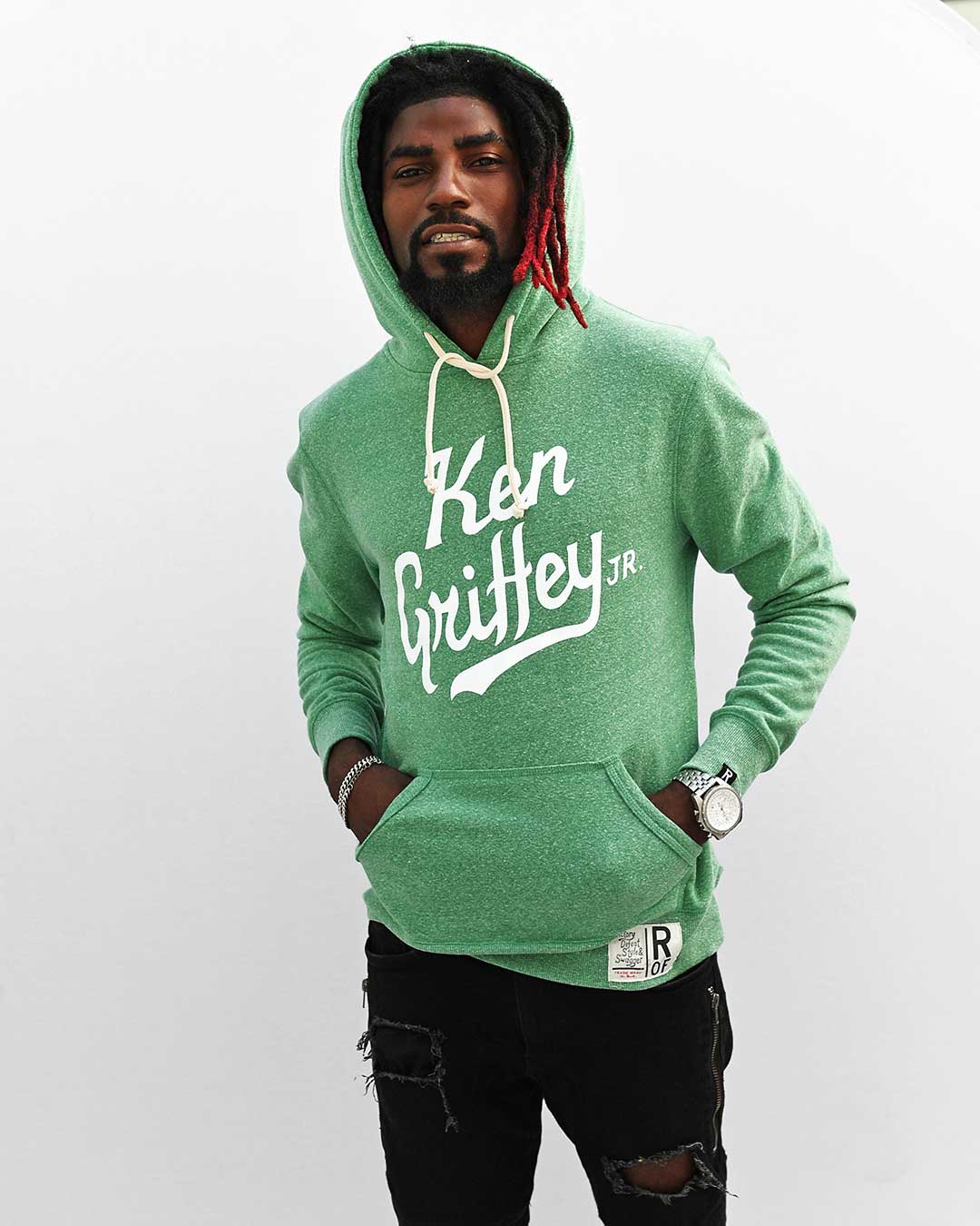Ken Griffey Jr. 13x All Star Green PO Hoody - Roots of Fight Canada