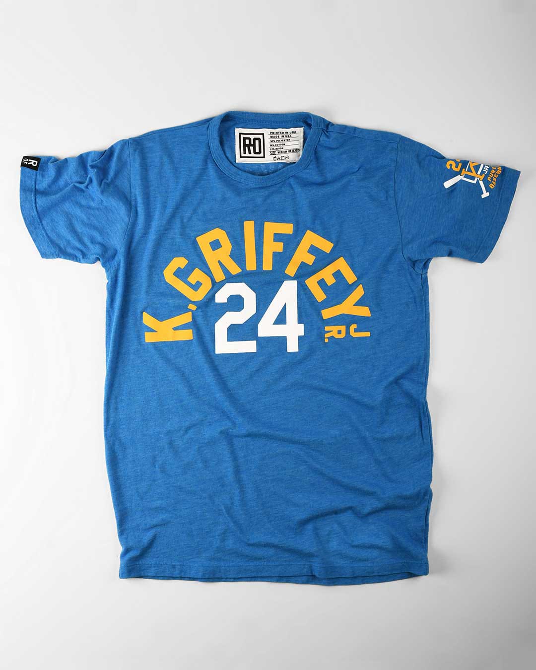 Ken Griffey Jr. &quot;Fun Playing&quot; Quote Blue Tee - Roots of Fight Canada