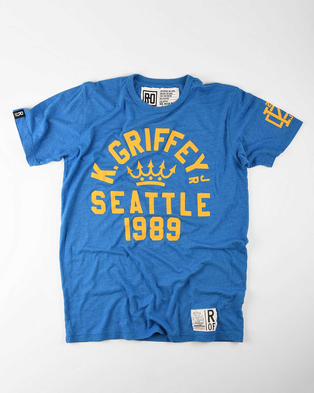 Ken Griffey Jr. Seattle 1989 Blue Tee - Roots of Fight Canada