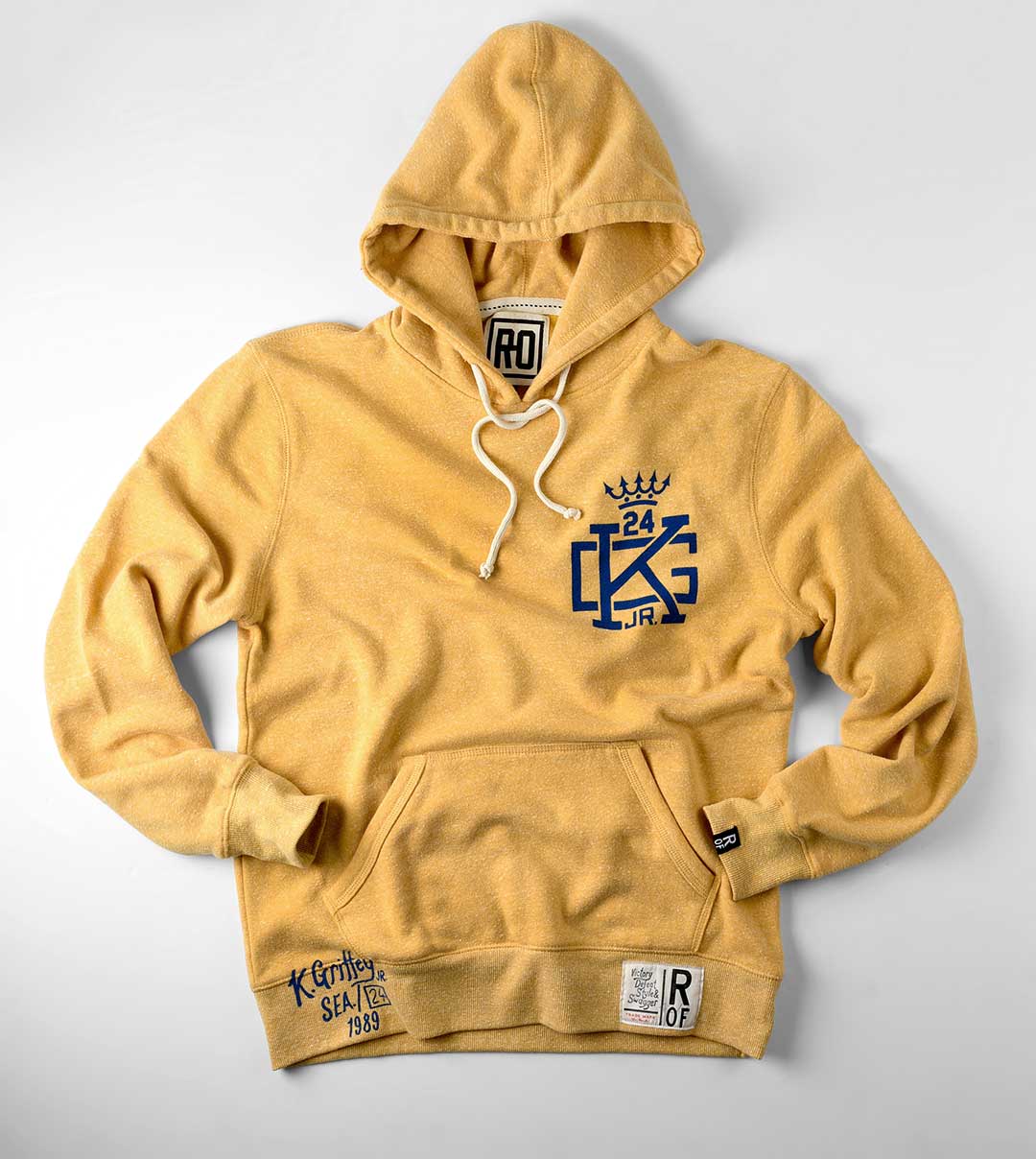 Ken Griffey Jr. Seattle 1989 Yellow Hoody - Roots of Fight Canada