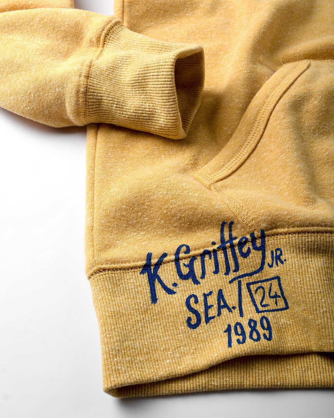Ken Griffey Jr. Seattle 1989 Yellow Hoody - Roots of Fight Canada