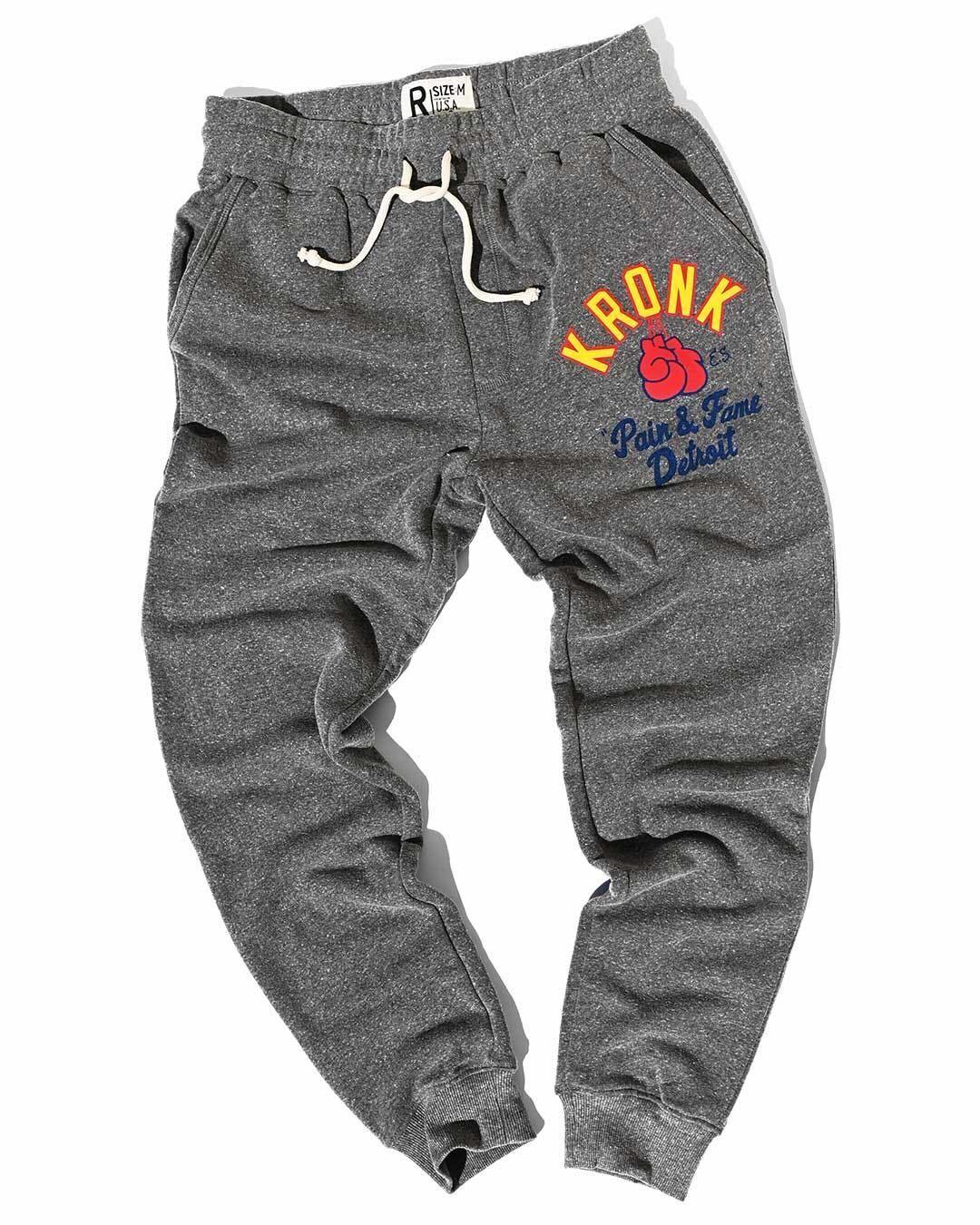 Kronk Gym Classic Grey Sweatpants - Roots of Fight Canada
