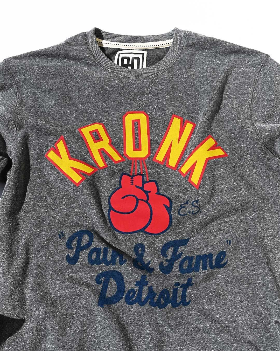 Kronk Gym Classic Grey Sweatshirt - Roots of Fight Canada