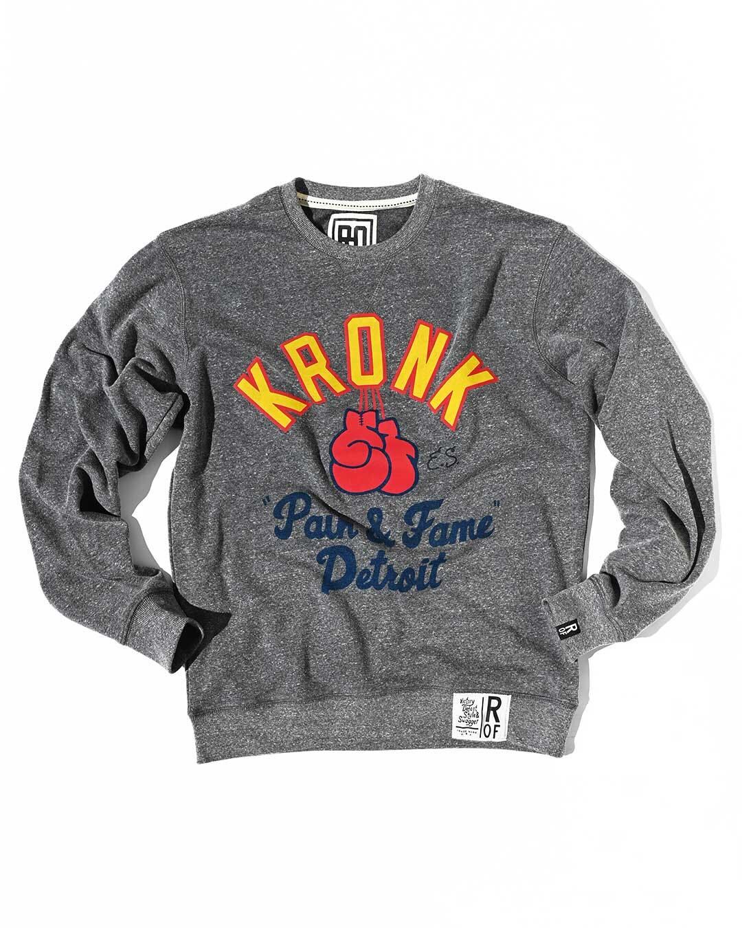 Kronk Gym Classic Grey Sweatshirt - Roots of Fight Canada