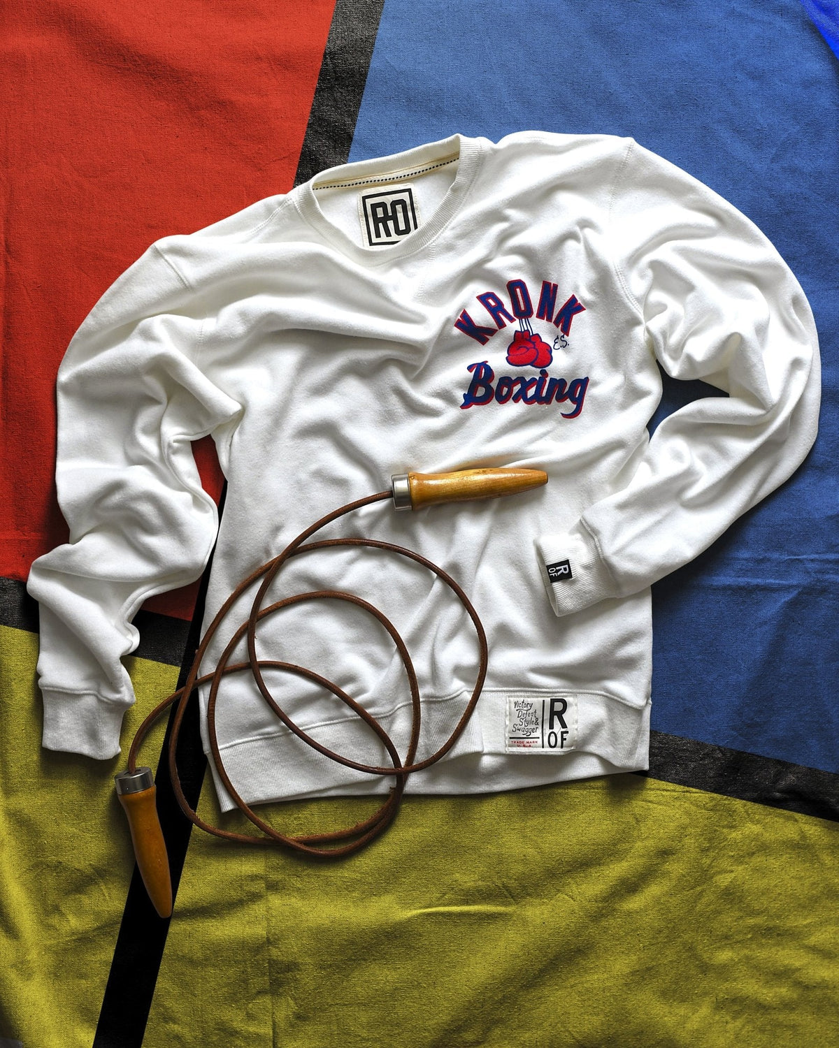 Kronk &#39;Pain &amp; Fame&#39; Ivory Sweatshirt - Roots of Fight Canada