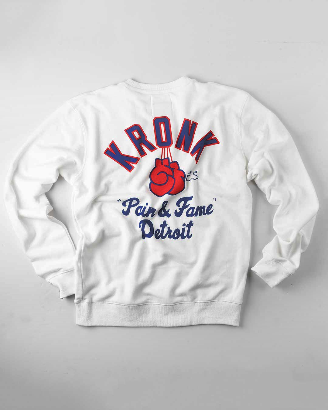 Kronk &#39;Pain &amp; Fame&#39; Ivory Sweatshirt - Roots of Fight Canada