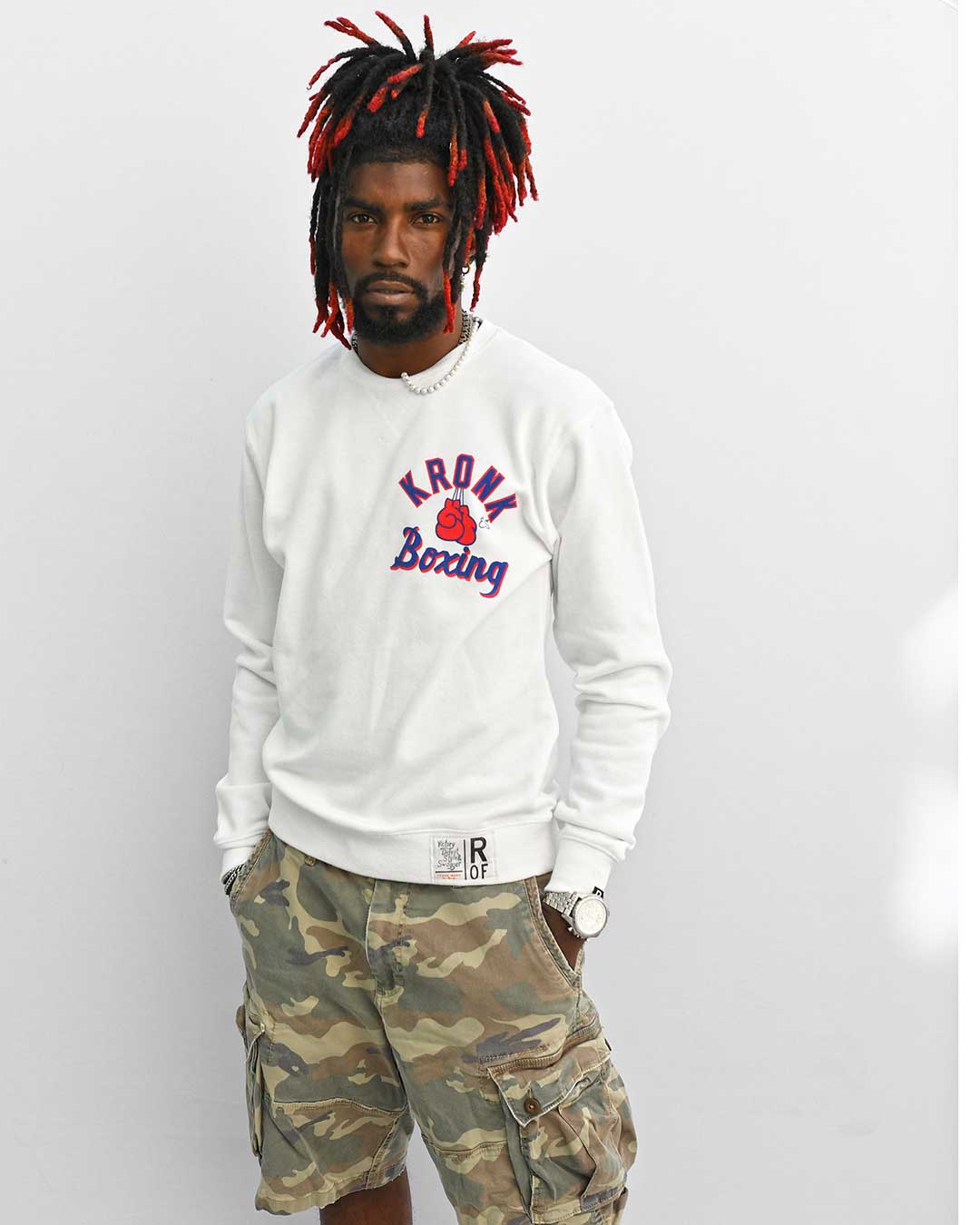Kronk &#39;Pain &amp; Fame&#39; Ivory Sweatshirt - Roots of Fight Canada