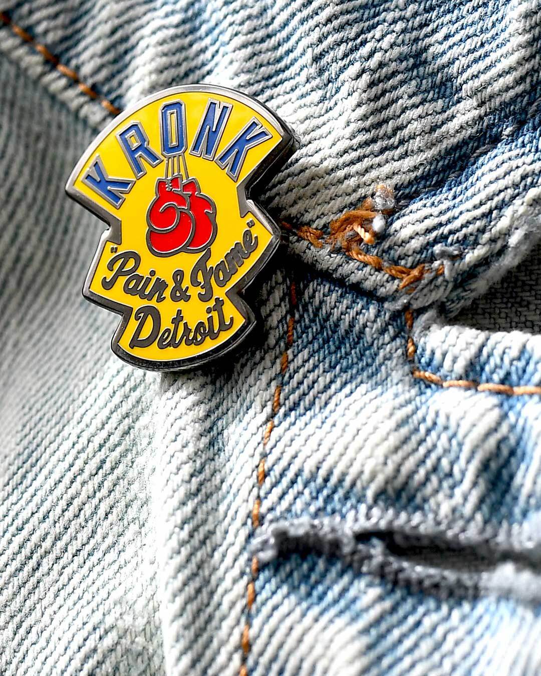 Kronk Pain & Fame Pin - Roots of Fight Canada