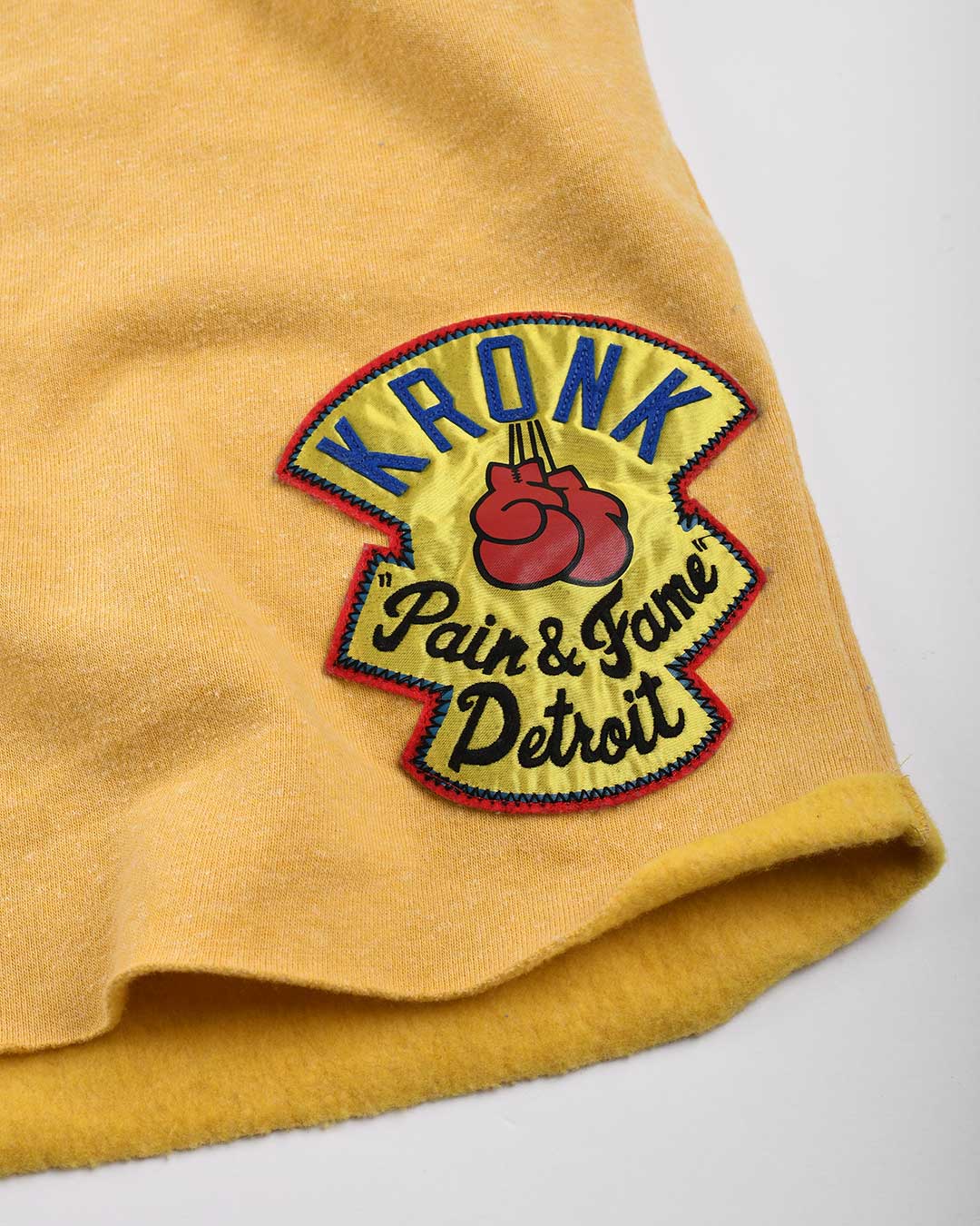 Kronk &#39;Pain &amp; Fame&#39; Yellow Shorts - Roots of Fight Canada