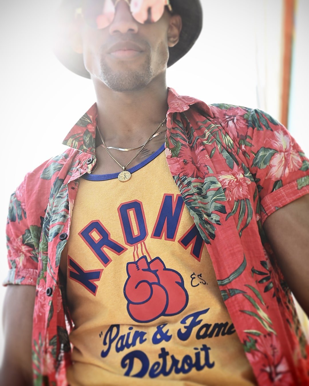 Kronk &#39;Pain &amp; Fame&#39; Yellow Tank - Roots of Fight Canada