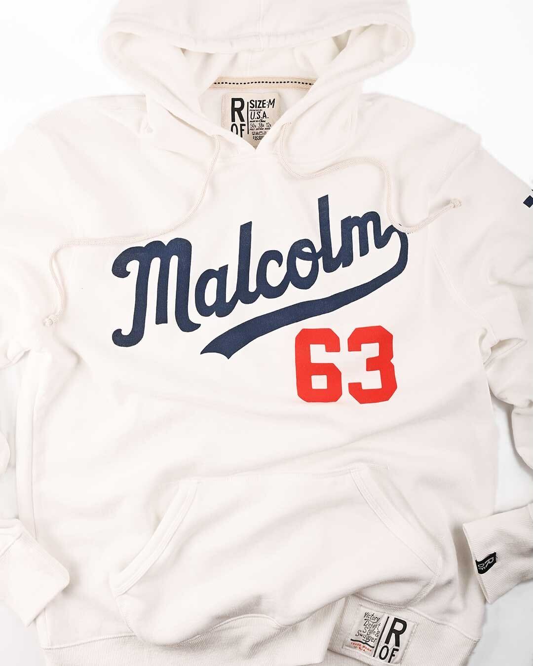 Malcolm X &#39;63 Ivory Hoody - Roots of Fight Canada