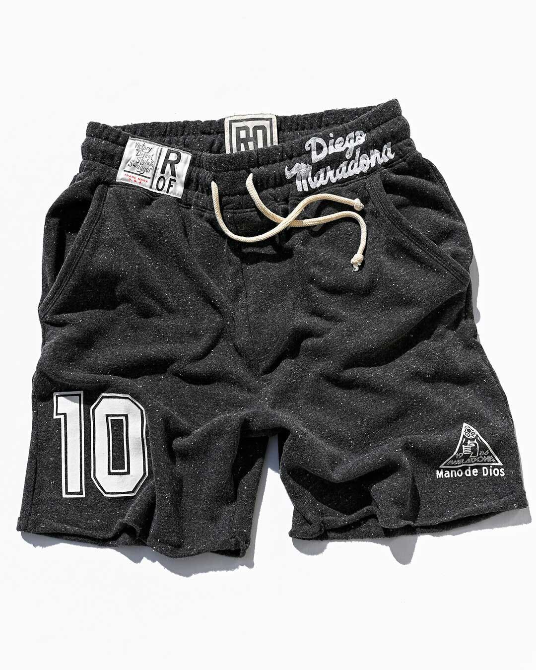 Maradona #10 Black Shorts - Roots of Fight Canada