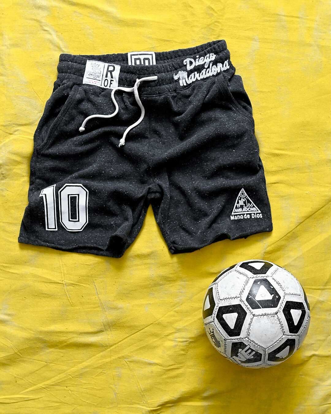 Maradona #10 Black Shorts - Roots of Fight Canada