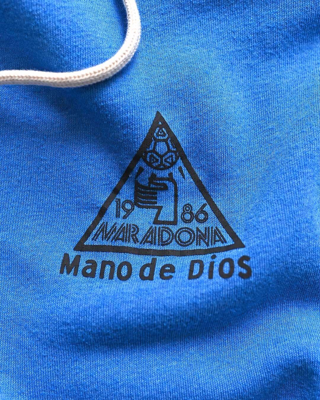 Maradona #10 Blue PO Hoody - Roots of Fight Canada