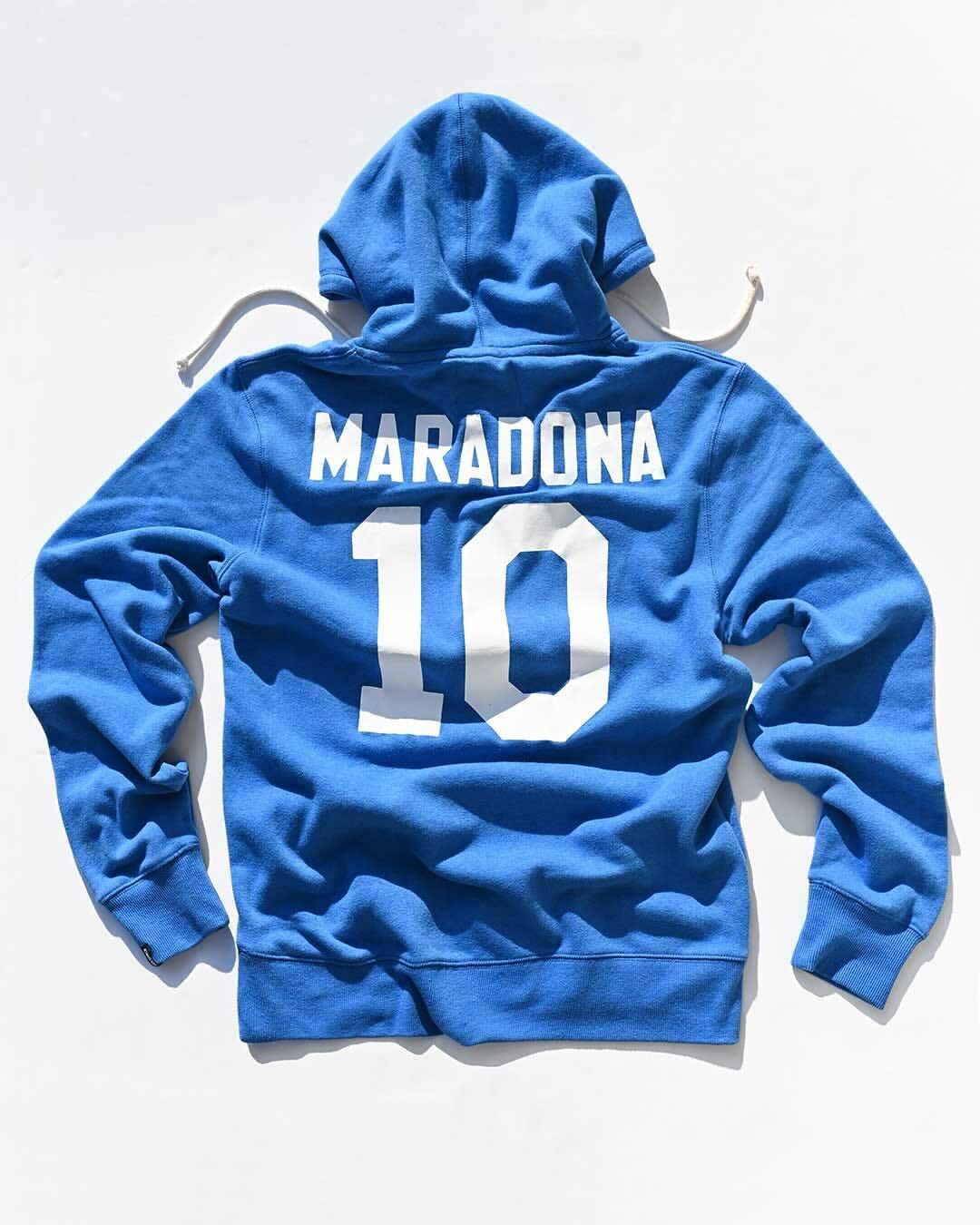Maradona #10 Blue PO Hoody - Roots of Fight Canada