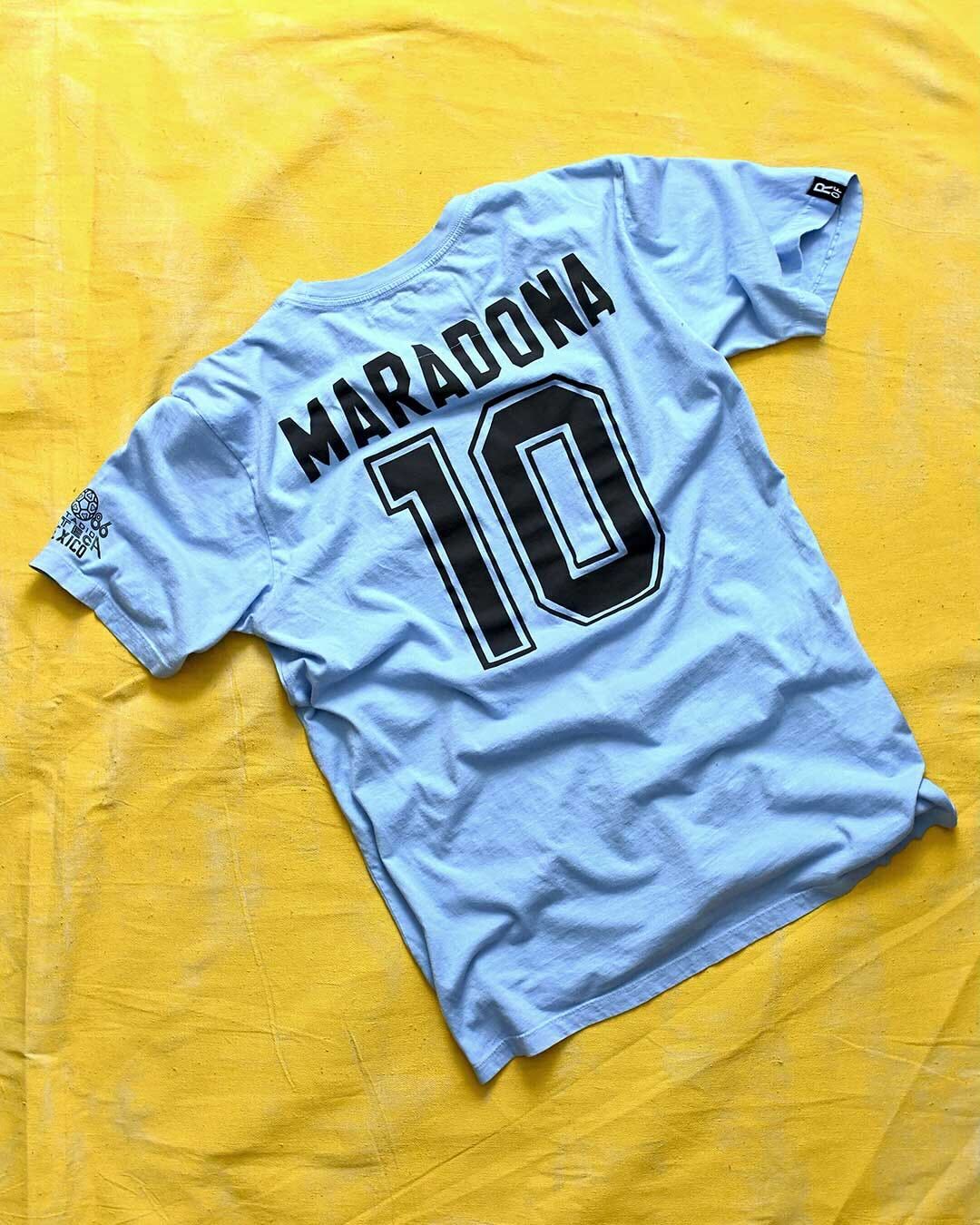 Maradona #10 Sky Blue Tee - Roots of Fight Canada