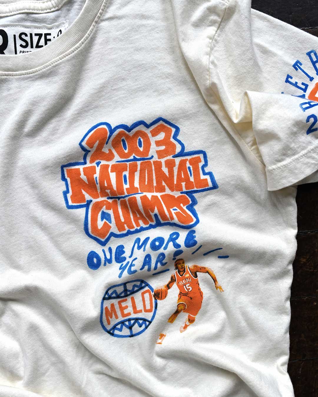 Melo 2003 Champ White Tee - Roots of Fight Canada