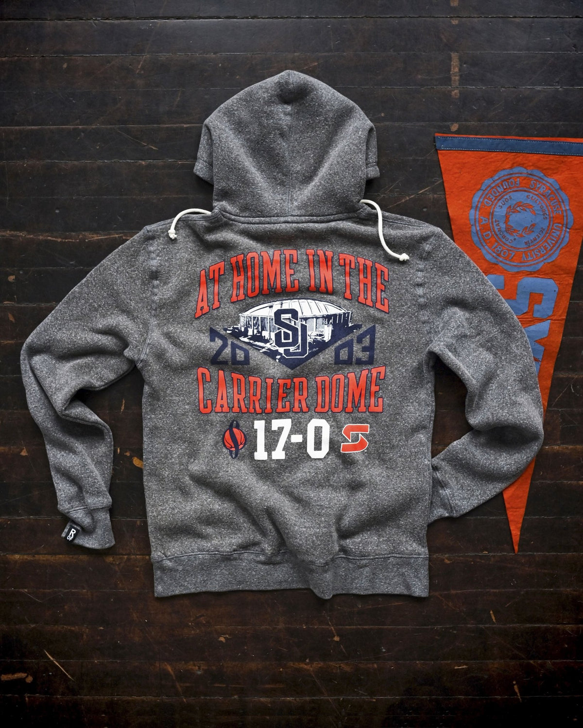 Melo Syracuse Basketball Grey PO Hoody - Roots of Fight Canada