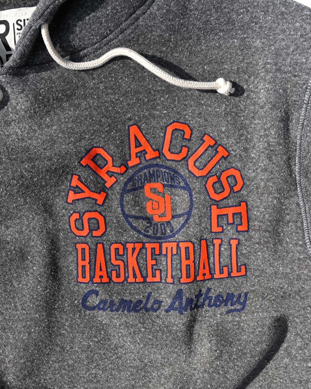 Melo Syracuse Basketball Grey PO Hoody - Roots of Fight Canada