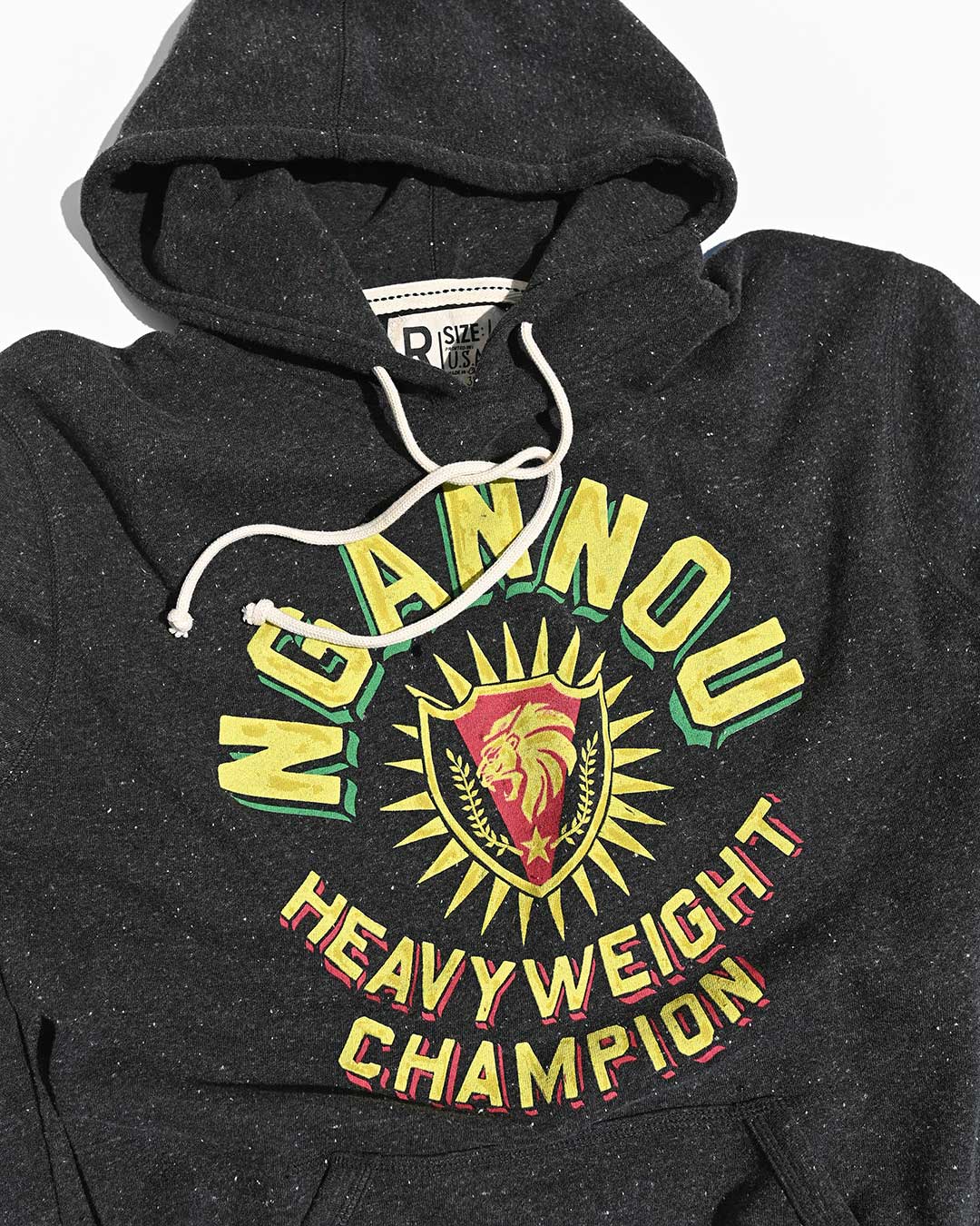 Ngannou HWC Black PO Hoody - Roots of Fight Canada