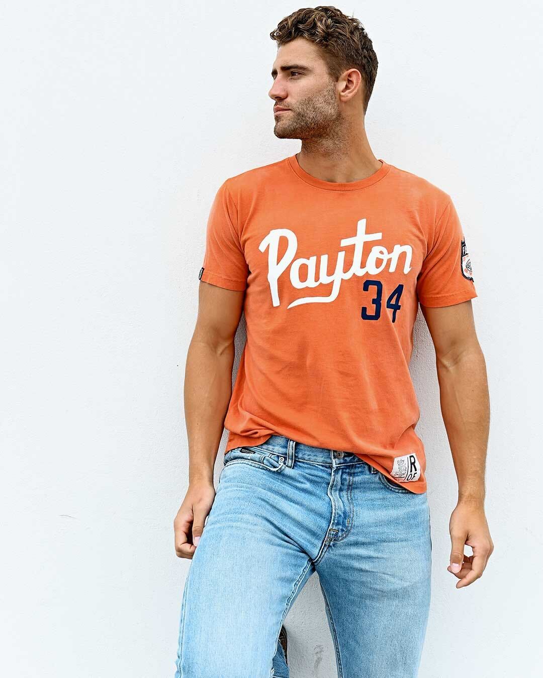 Payton Script #34 Orange Tee - Roots of Fight Canada