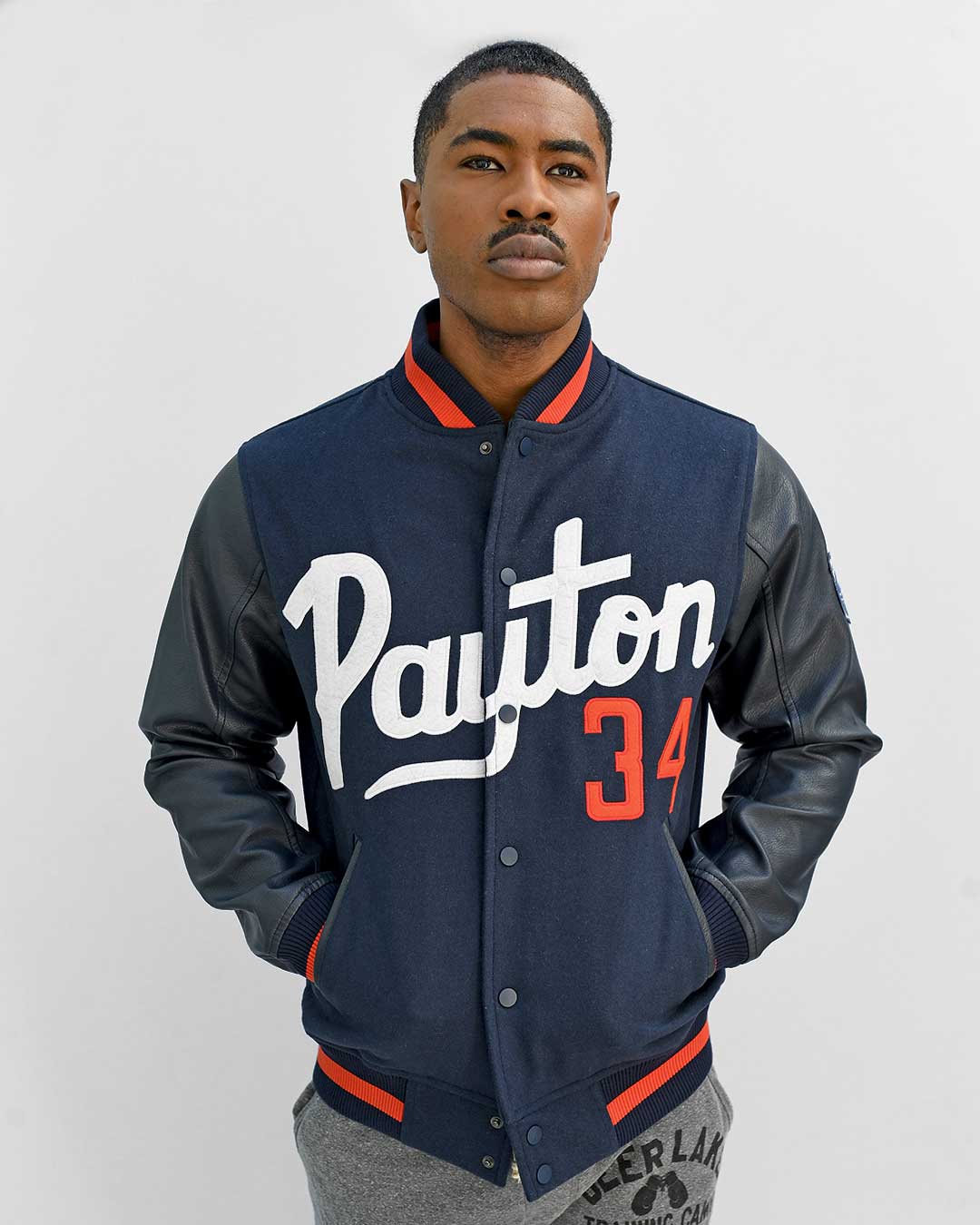 Payton Sweetness #34 Melton Jacket - Roots of Fight