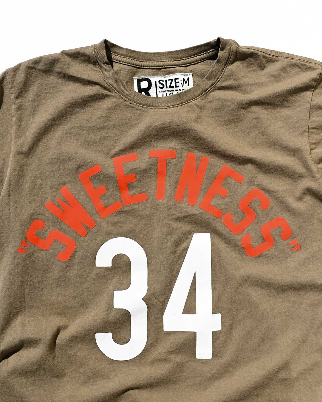 Payton Sweetness #34 Olive Tee - Roots of Fight Canada