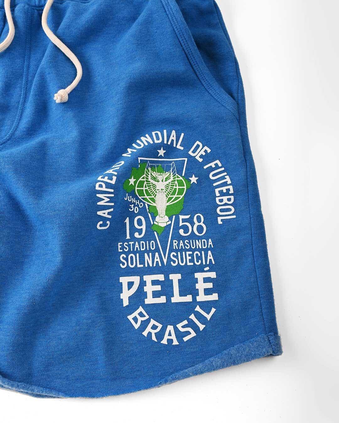 Pelé 1958 Brasil Blue Shorts - Roots of Fight Canada