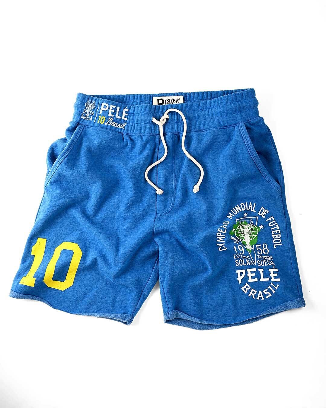 Pelé 1958 Brasil Blue Shorts - Roots of Fight Canada