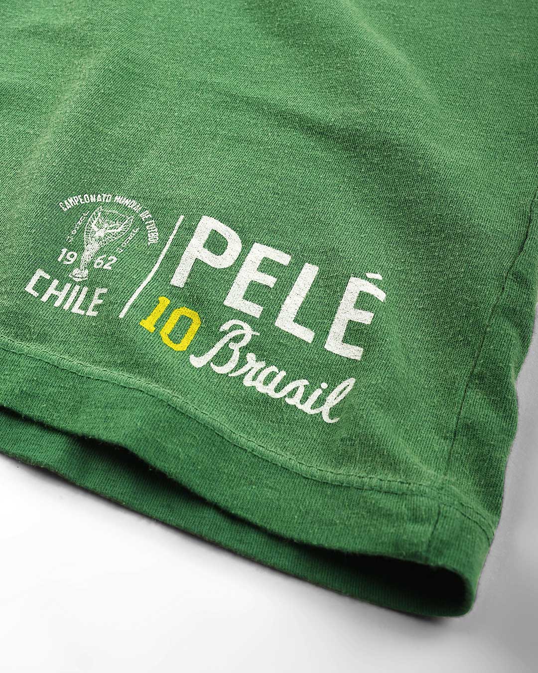 Pelé 1962 Brasil Green Tee - Roots of Fight