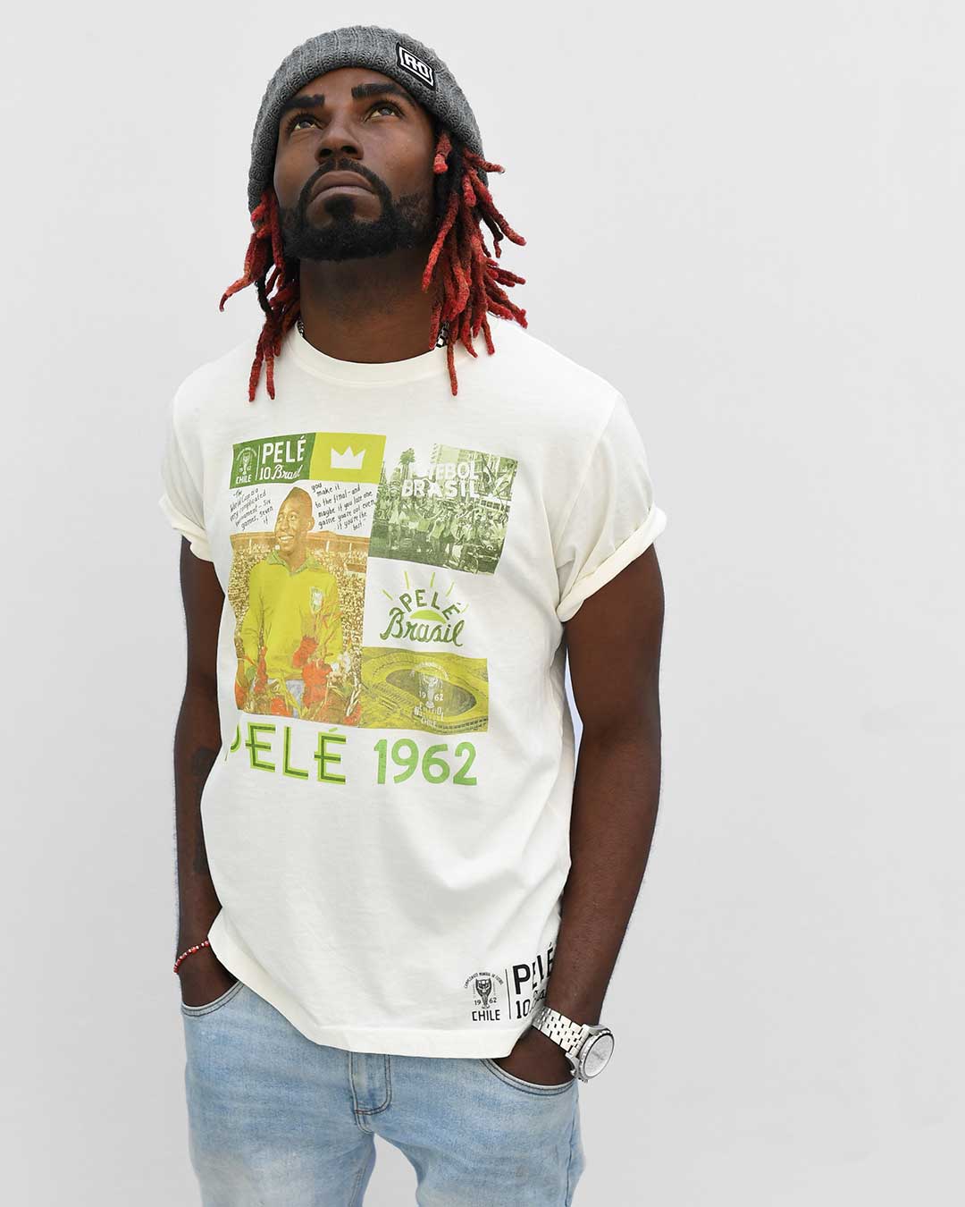 Pelé 1962 Photo Collage Tee - Roots of Fight Canada