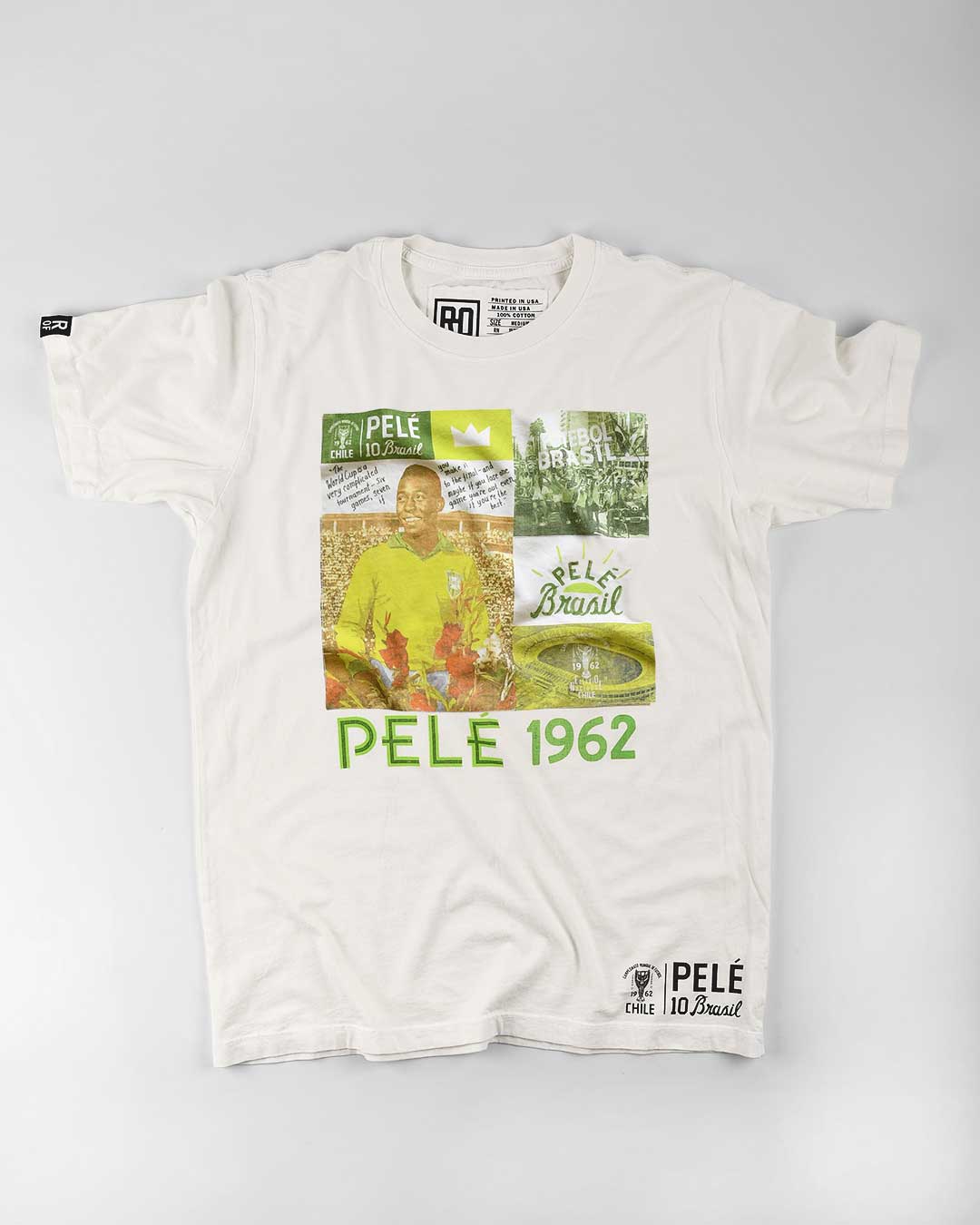 Pelé 1962 Photo Collage Tee - Roots of Fight Canada