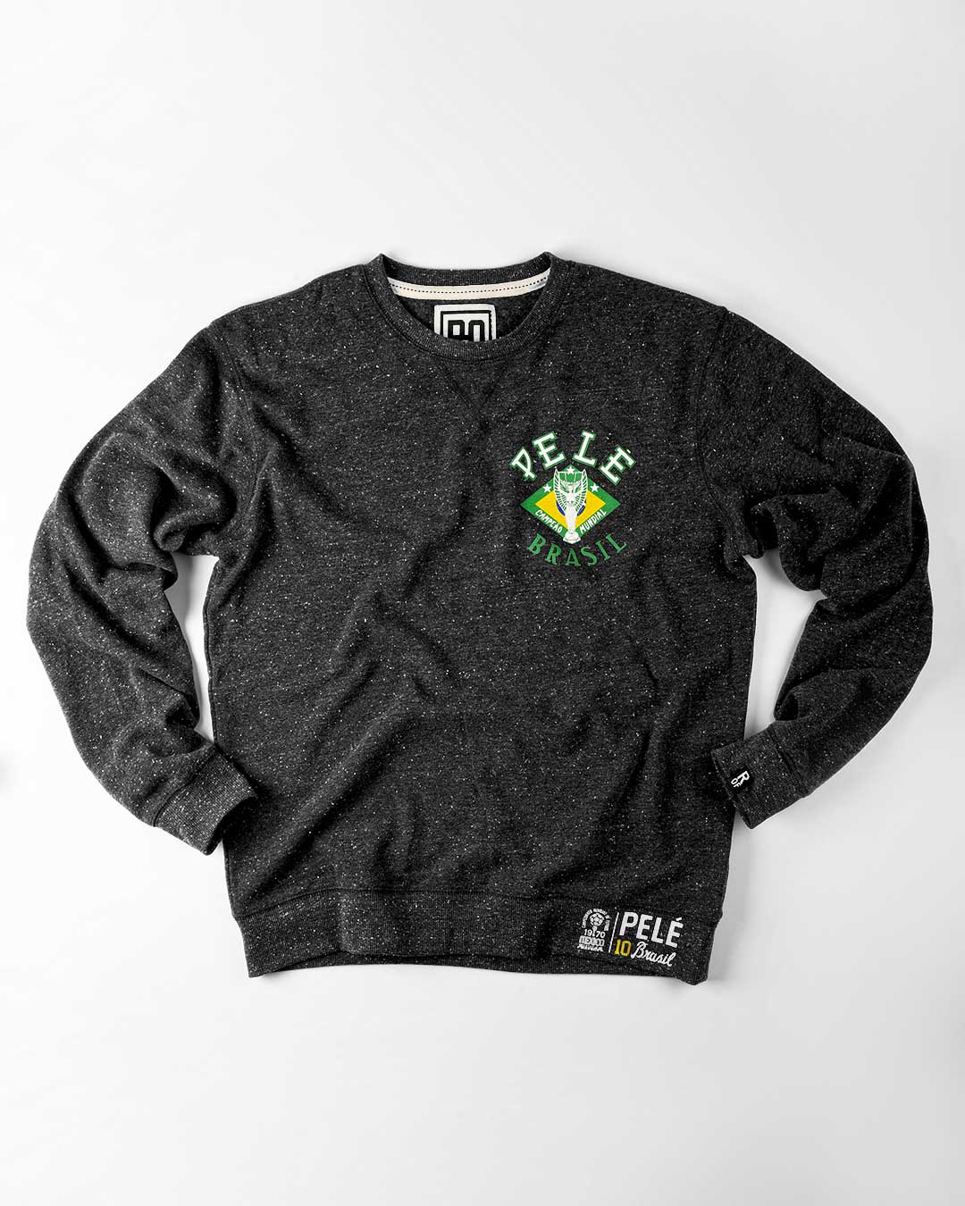 Pelé 1970 Black Sweatshirt - Roots of Fight Canada