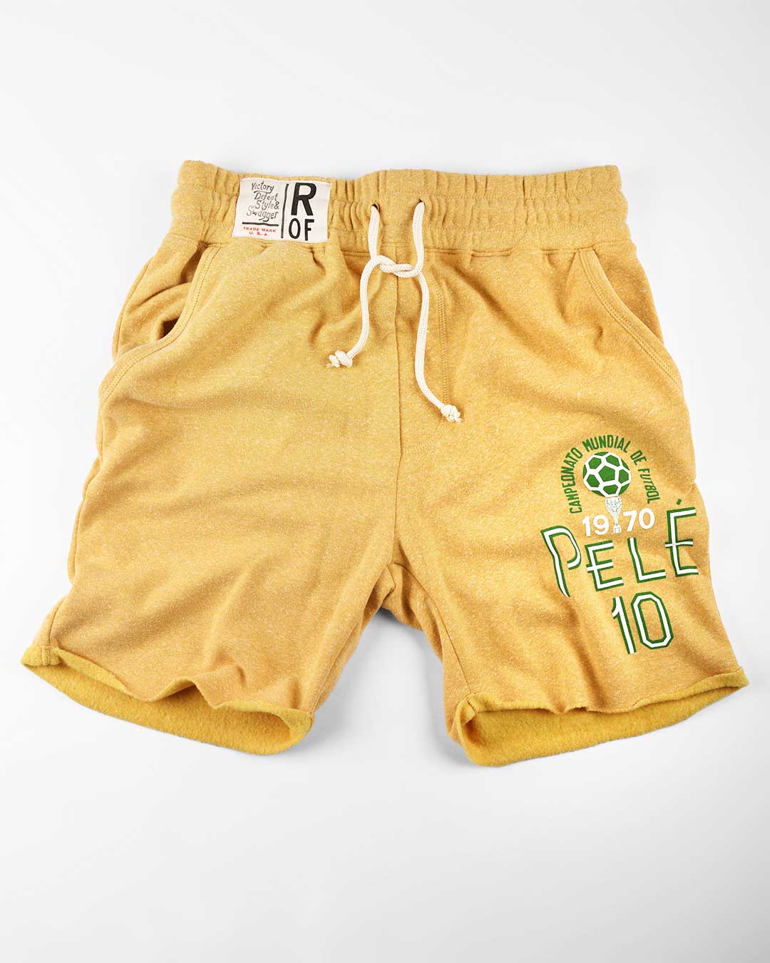 Pelé 1970 Yellow Shorts - Roots of Fight Canada