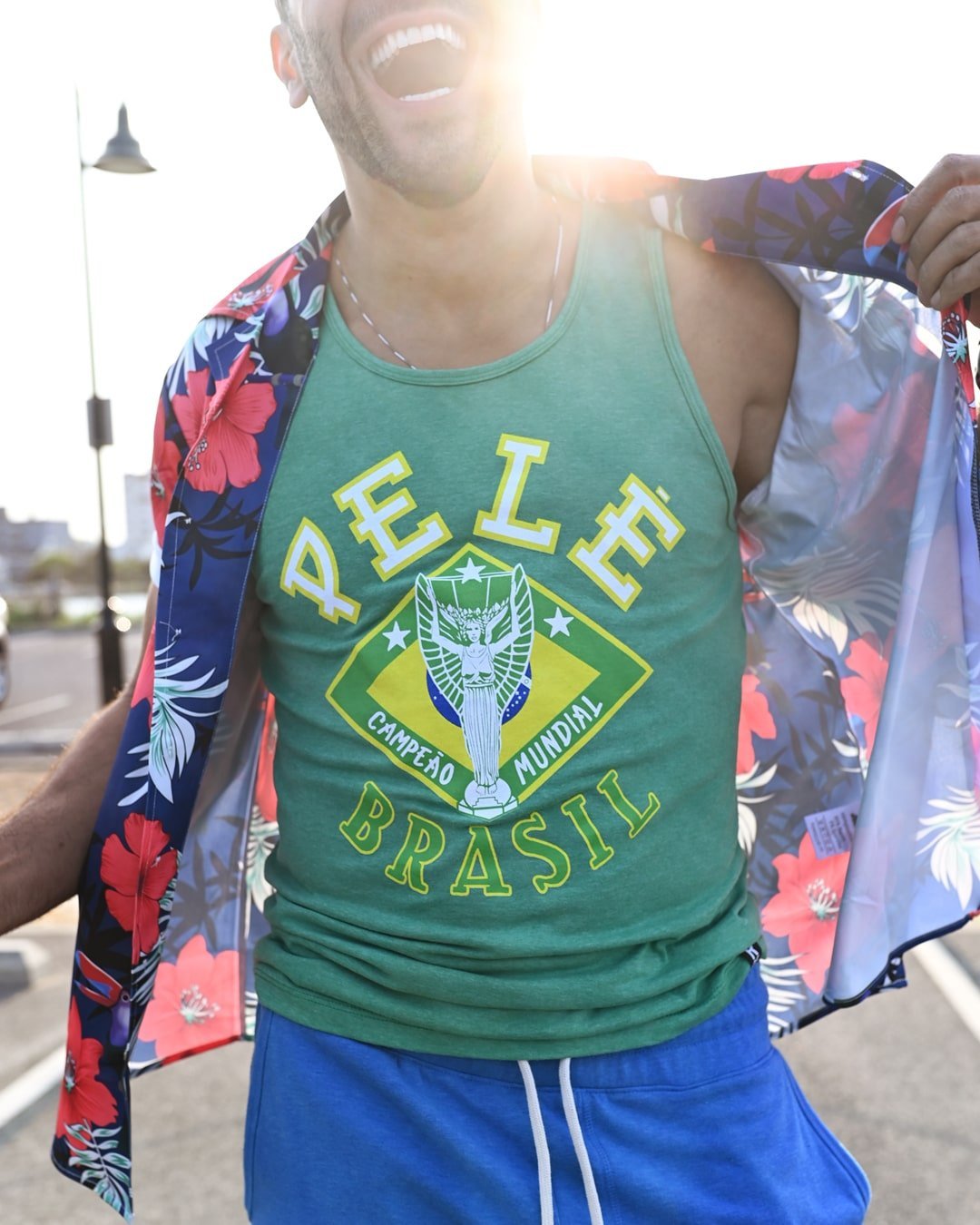 Pelé Brasil Green Tank - Roots of Fight Canada
