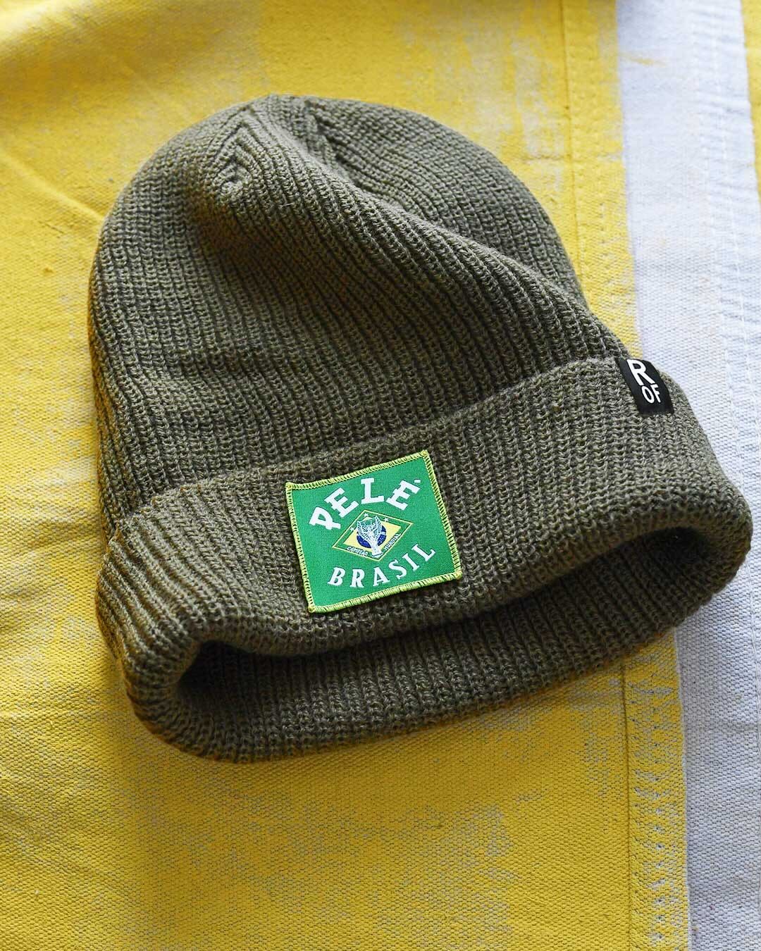 Pelé Brasil Olive Beanie - Roots of Fight Canada