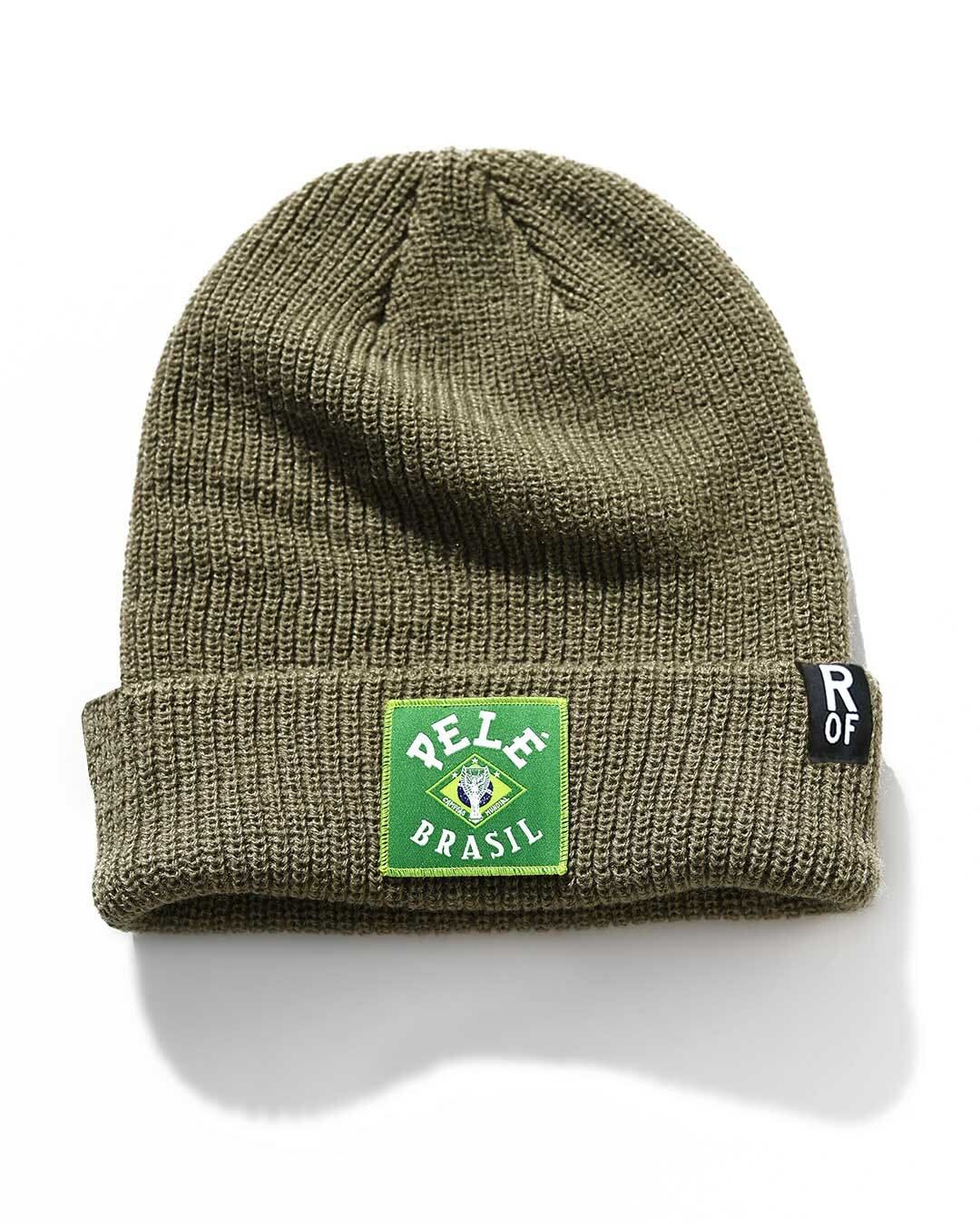 Pelé Brasil Olive Beanie - Roots of Fight Canada