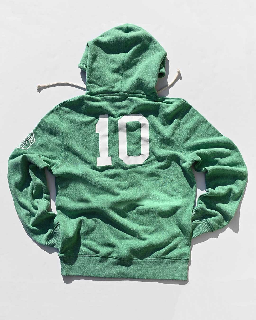 Pelé NYC 1975 Green PO Hoody - Roots of Fight Canada