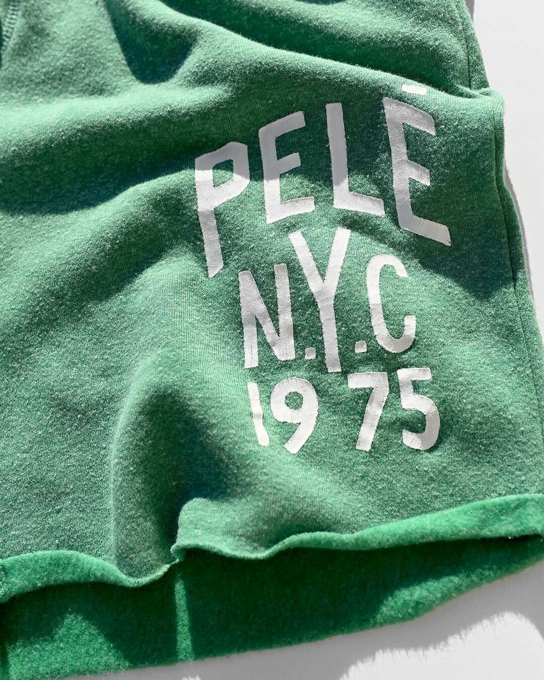 Pelé NYC 1975 Green Shorts - Roots of Fight Canada