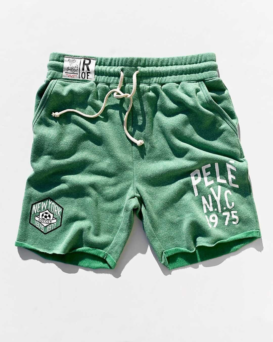 Pelé NYC 1975 Green Shorts - Roots of Fight Canada