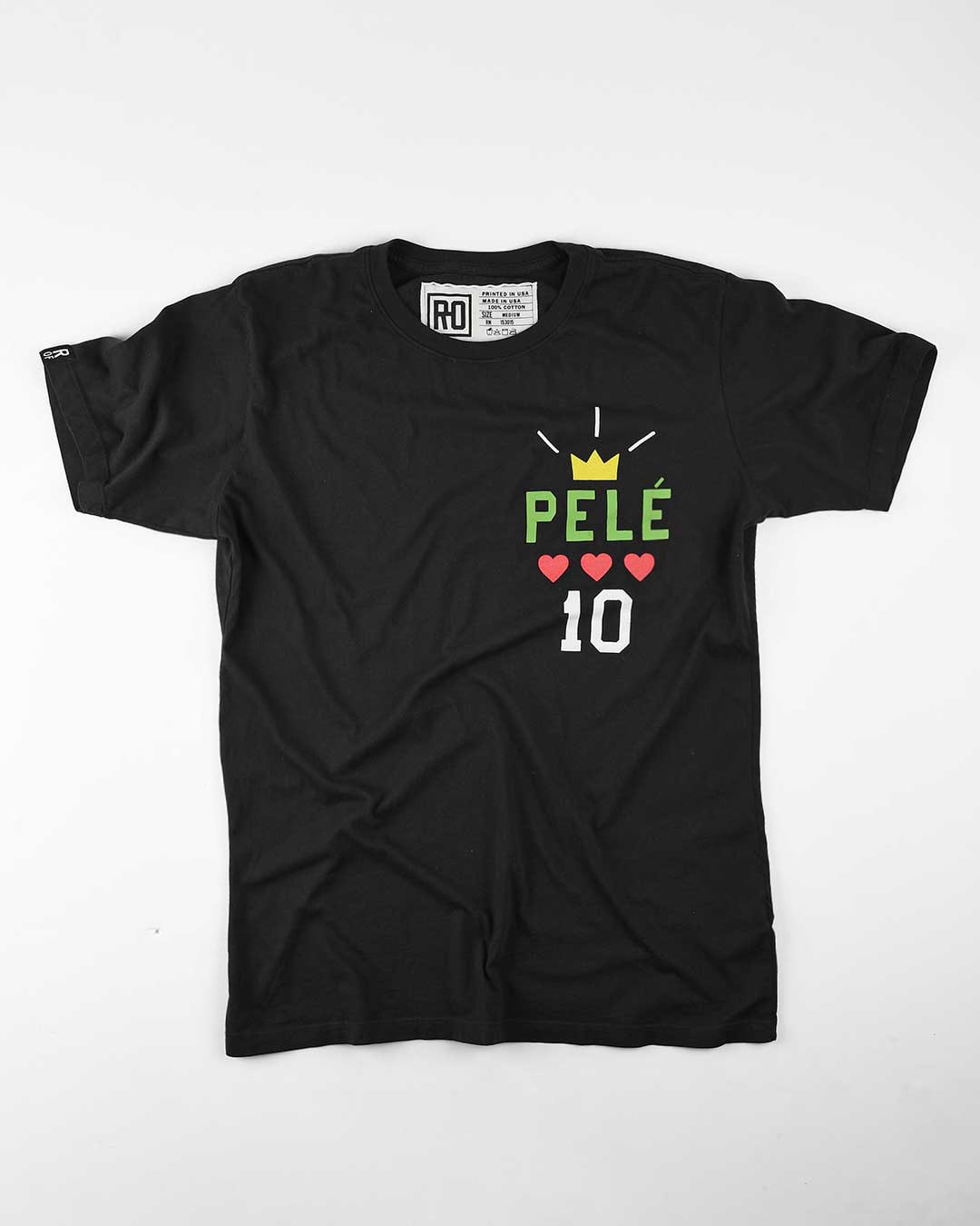 Pelé Tribute - Black Tee - Roots of Fight Canada