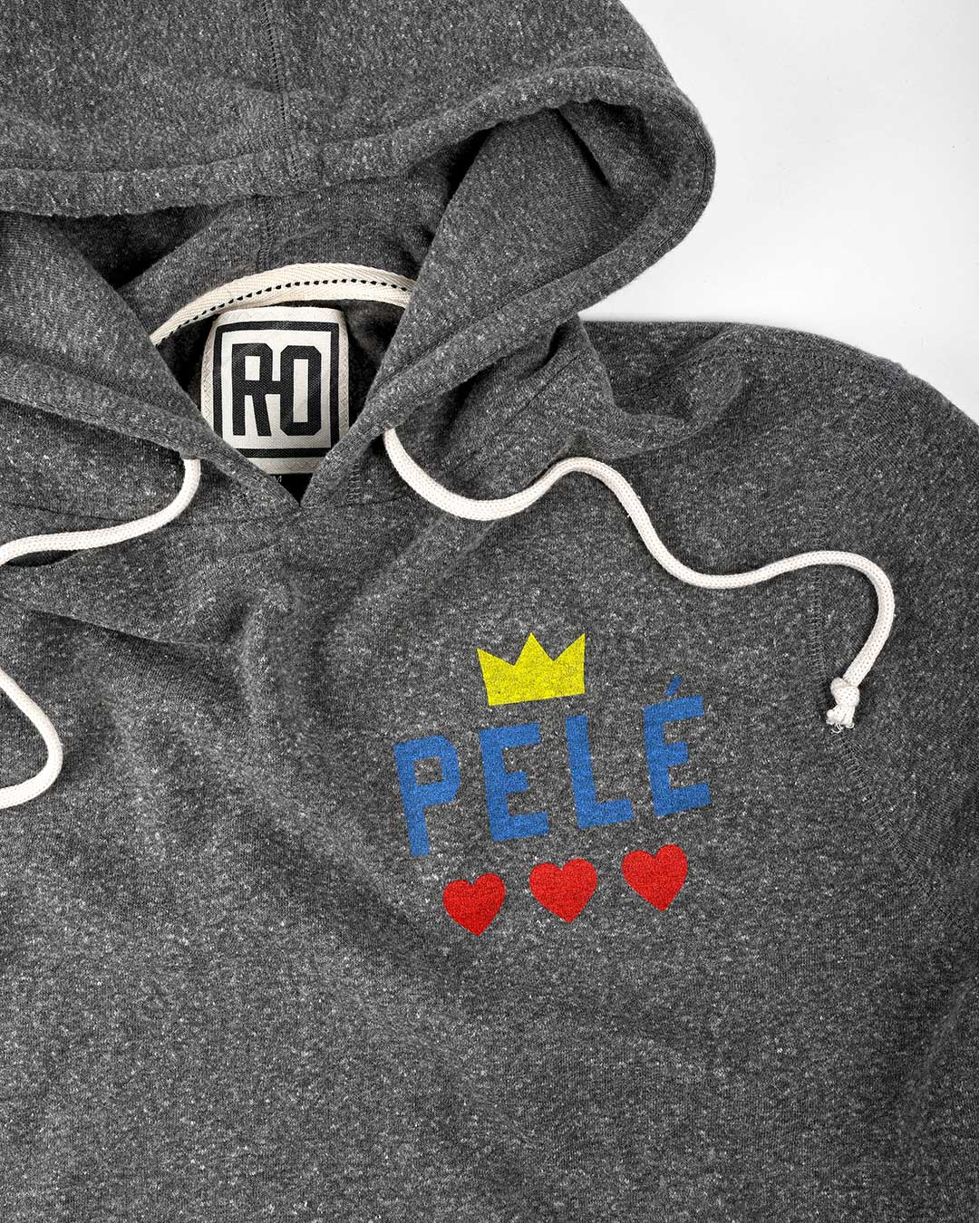 Pelé Tribute - Grey PO Hoody - Roots of Fight
