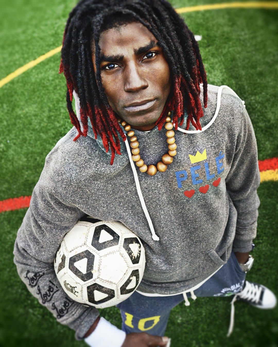 Pelé Tribute - Grey PO Hoody - Roots of Fight