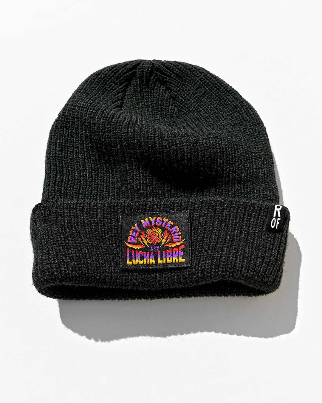 Rey Mysterio Lucha Libre Black Beanie - Roots of Fight Canada