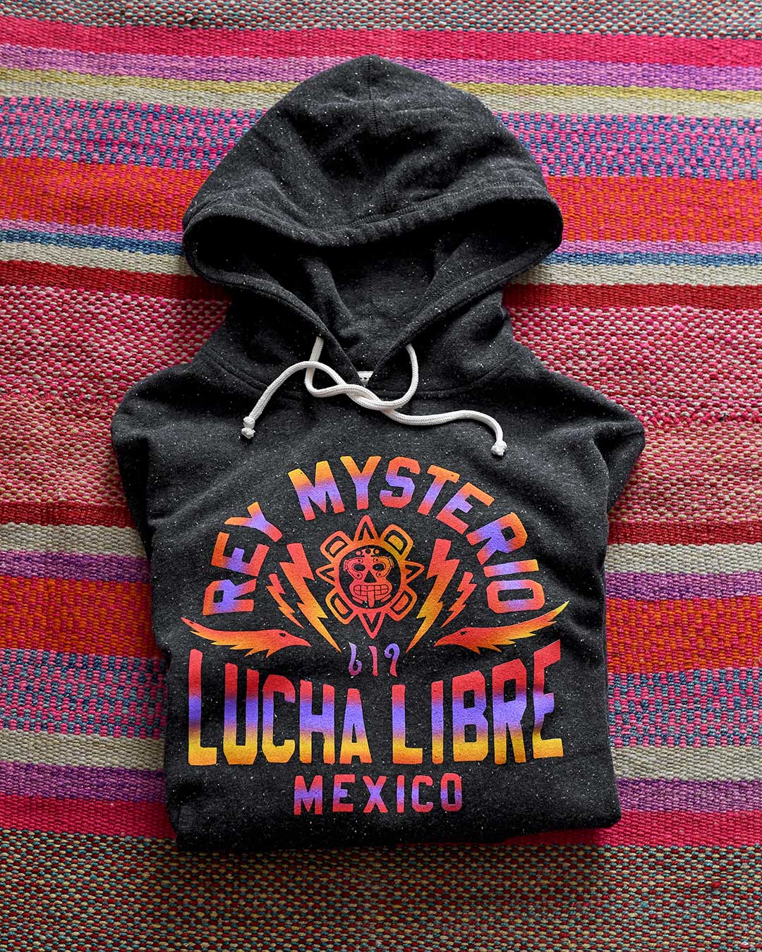 Rey Mysterio Lucha Libre Black PO Hoody - Roots of Fight Canada