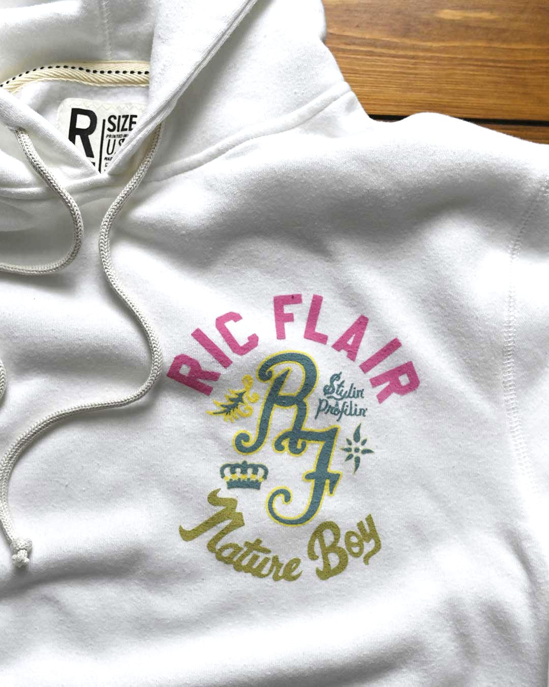 Ric Flair &#39;Diamonds Are Forever&quot; Ivory PO Hoody - Roots of Fight